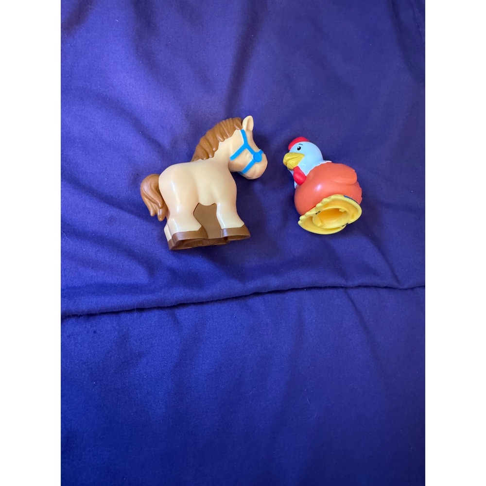 Fisher Price Little People Farm Animals Horse and Chicken Figures GFL21 Mattel